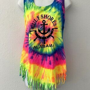 TIE DYE GULF SHORES ALABAMA TANK TOP